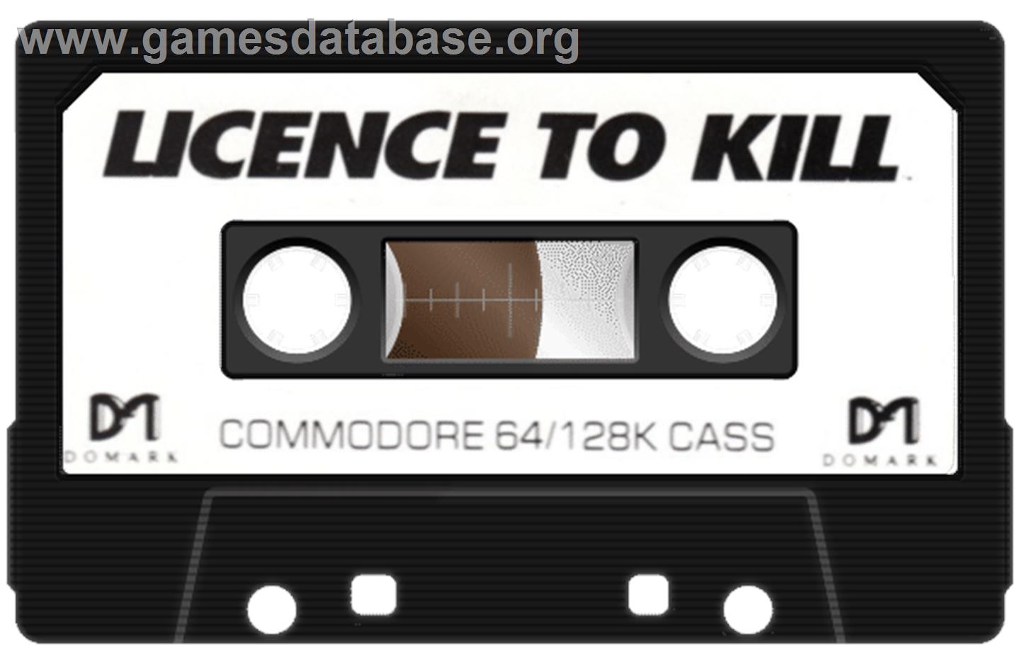 007: Licence to Kill - Commodore 64 - Artwork - Cartridge