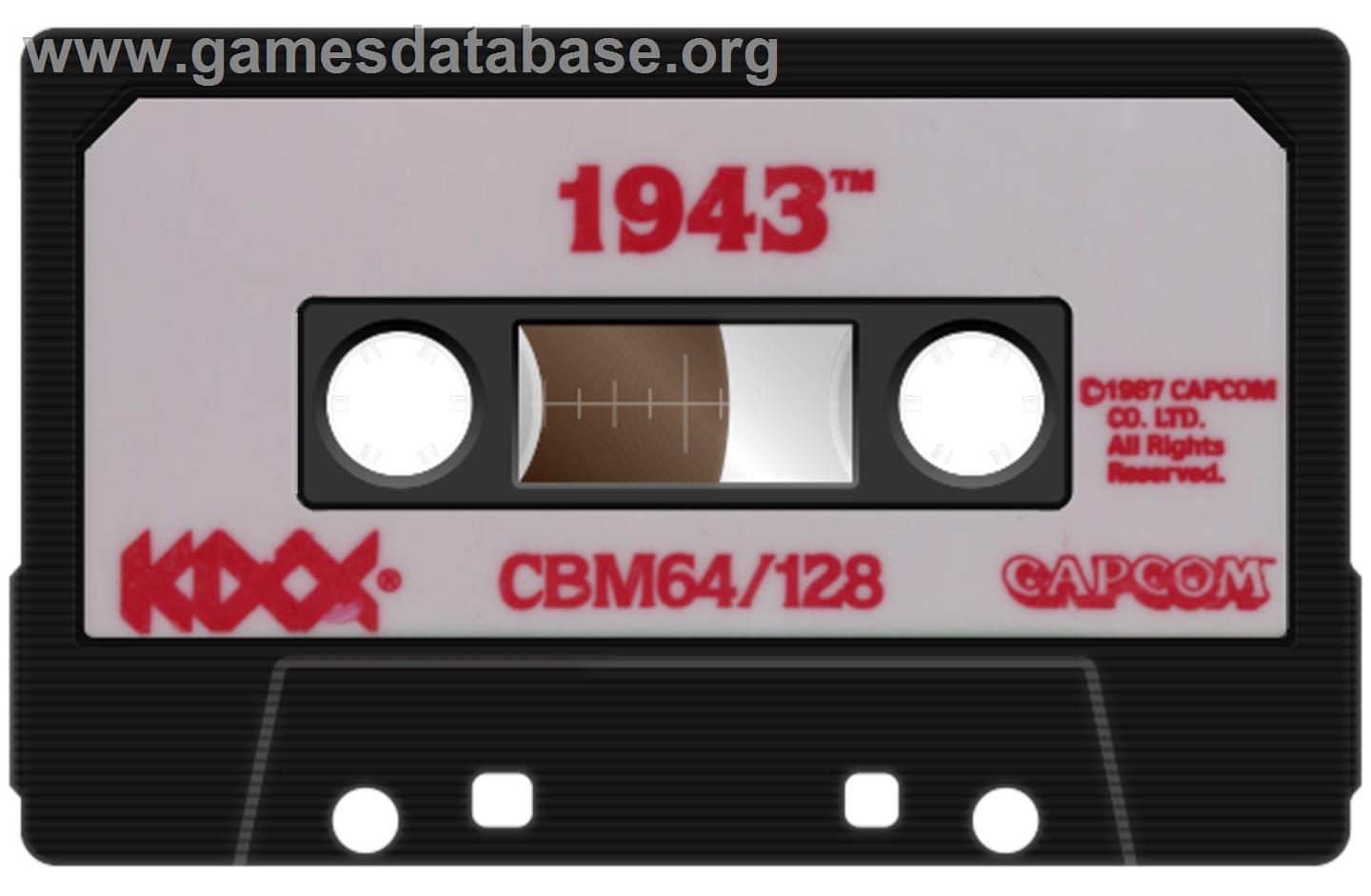 1943: The Battle of Midway - Commodore 64 - Artwork - Cartridge