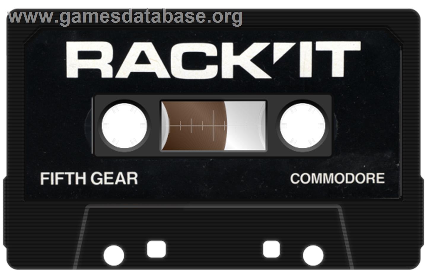 5th Gear - Commodore 64 - Artwork - Cartridge