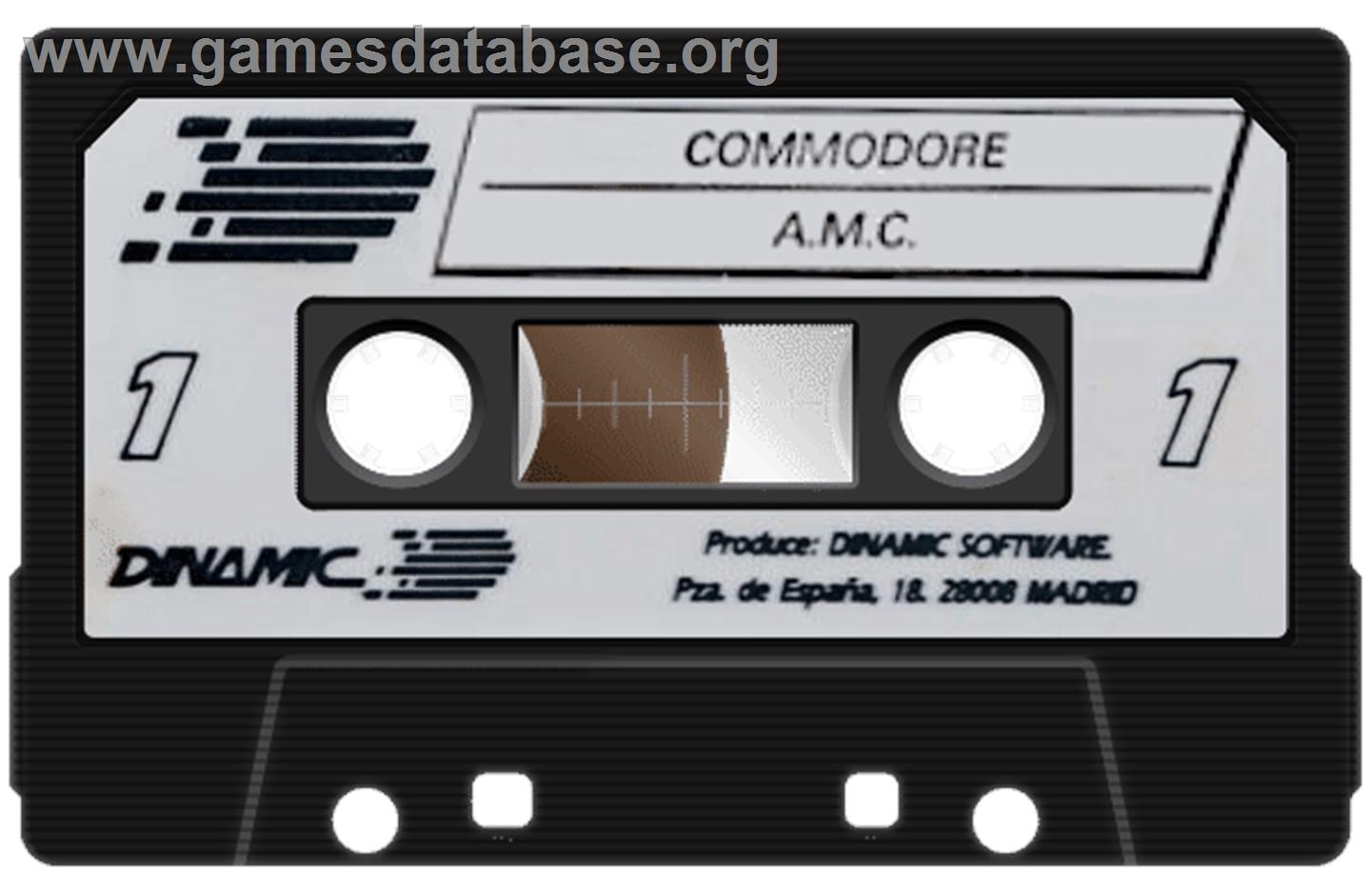 A.M.C.: Astro Marine Corps - Commodore 64 - Artwork - Cartridge