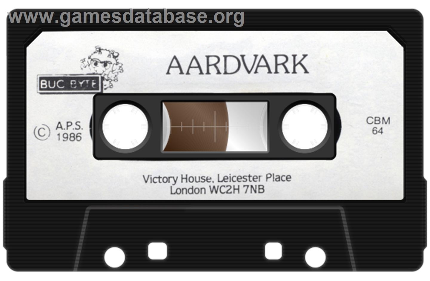 Aardvark - Commodore 64 - Artwork - Cartridge