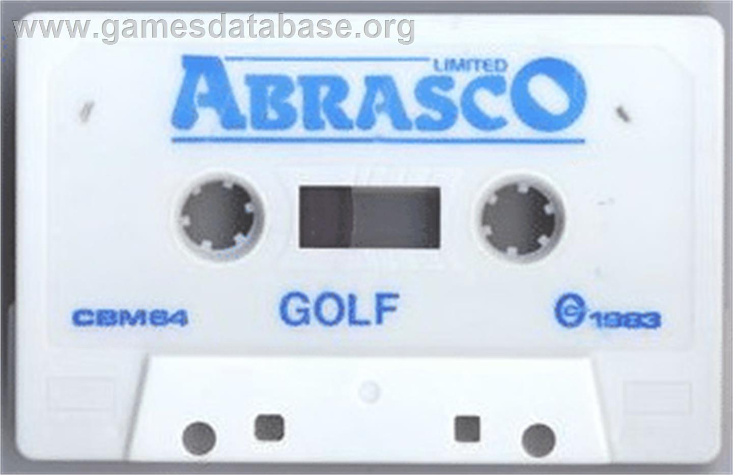 Abrasco Golf - Commodore 64 - Artwork - Cartridge