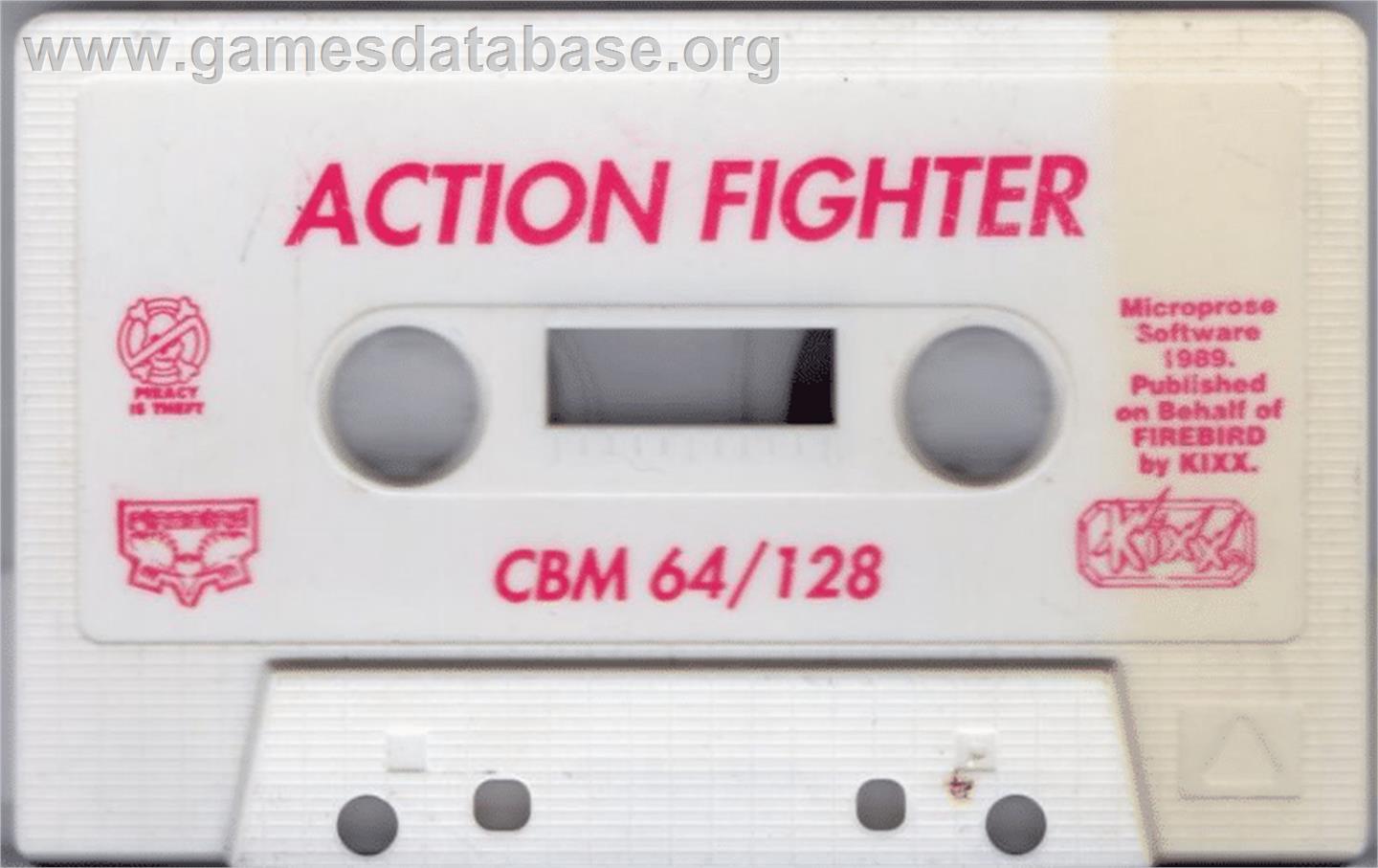 Action Fighter - Commodore 64 - Artwork - Cartridge