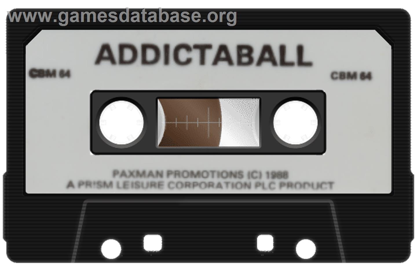 Addicta Ball - Commodore 64 - Artwork - Cartridge