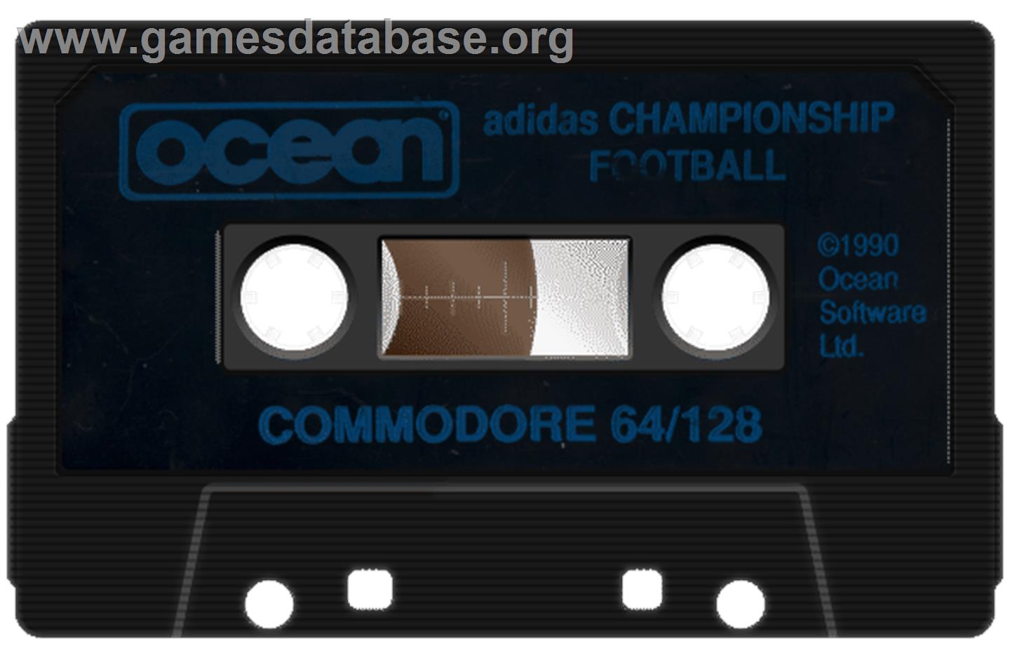 Adidas Championship Football - Commodore 64 - Artwork - Cartridge