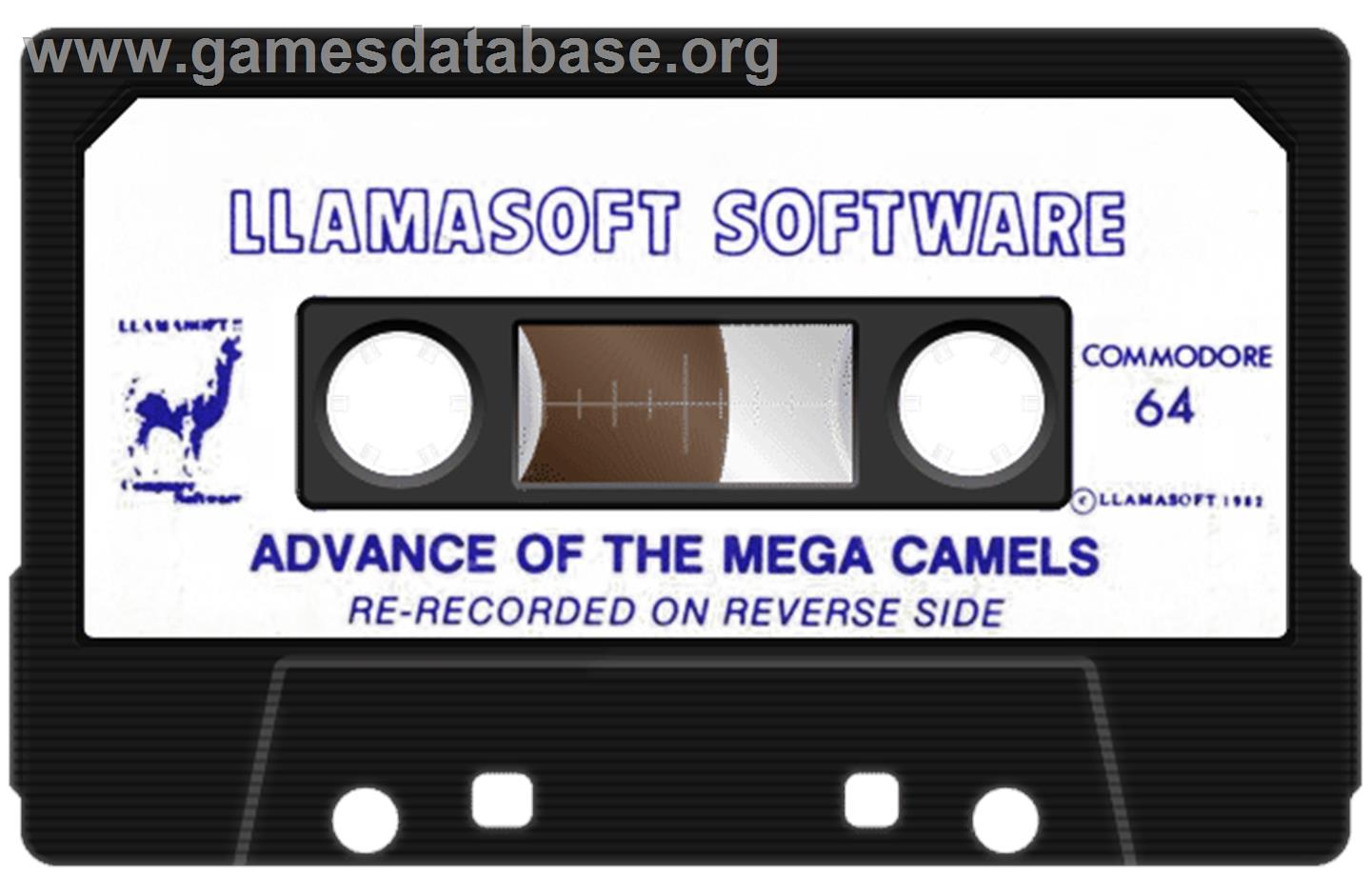 Advance of the Mega Camels - Commodore 64 - Artwork - Cartridge