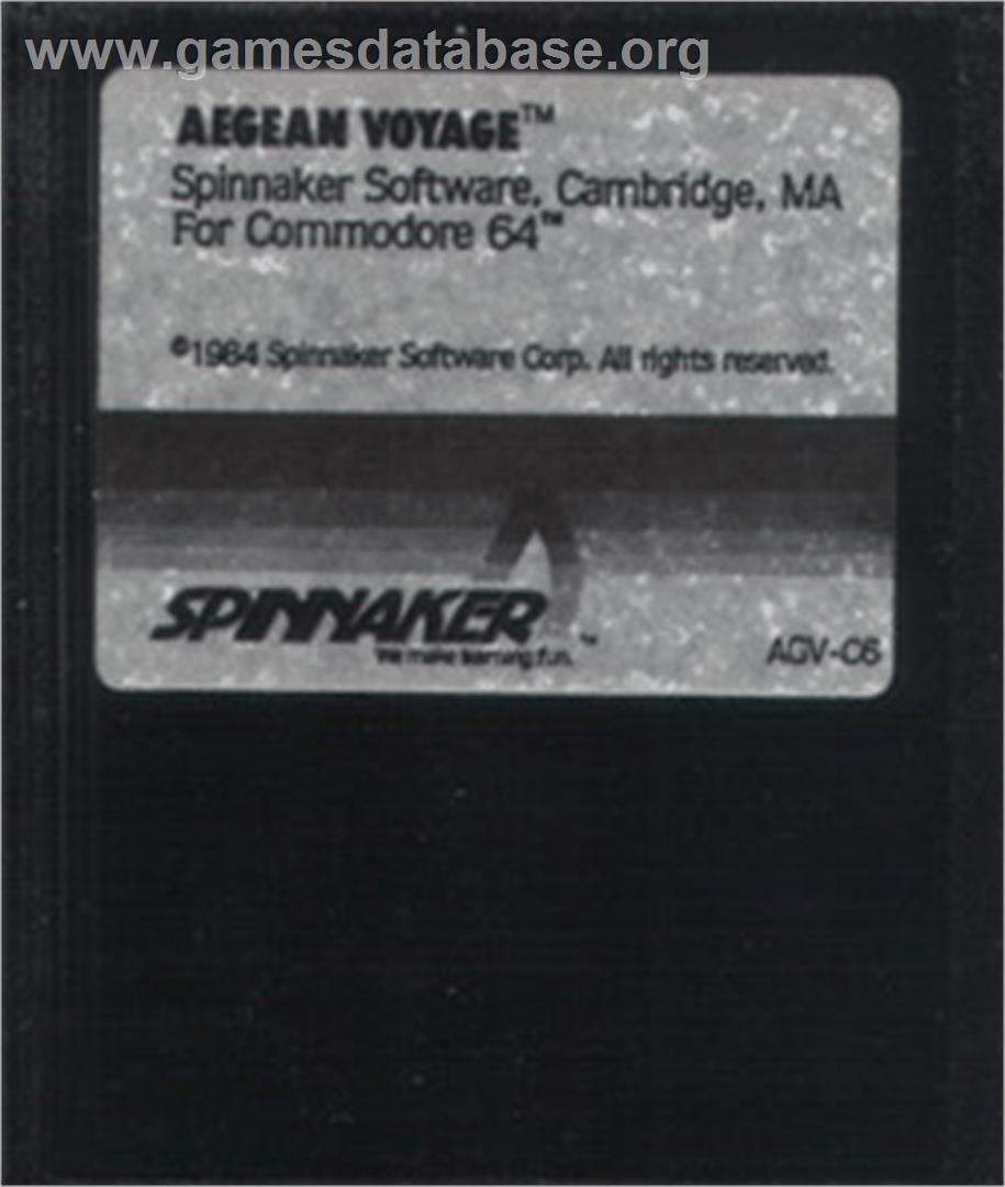 Aegean Voyage / Monster Voyage - Commodore 64 - Artwork - Cartridge