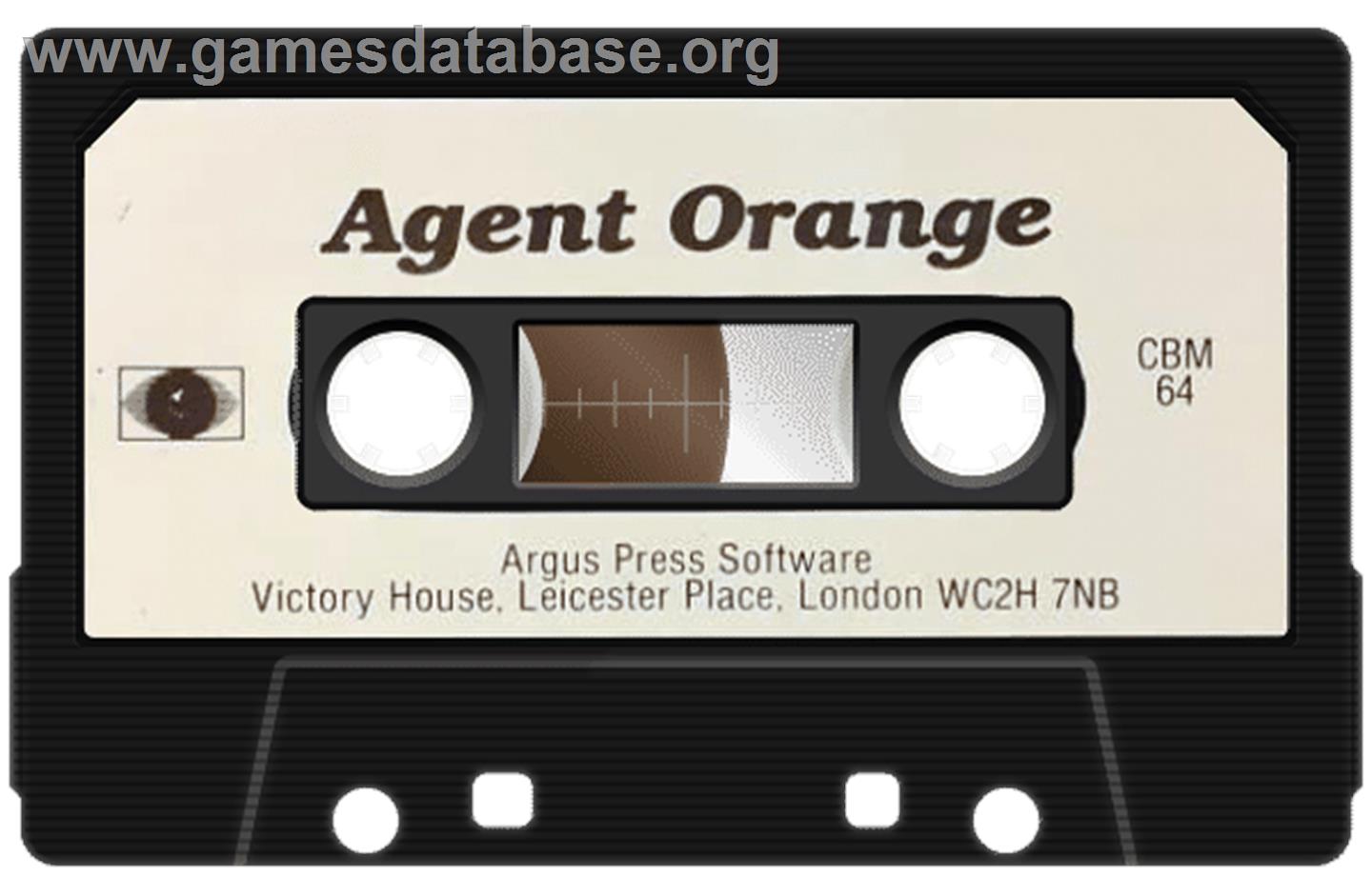 Agent Orange - Commodore 64 - Artwork - Cartridge