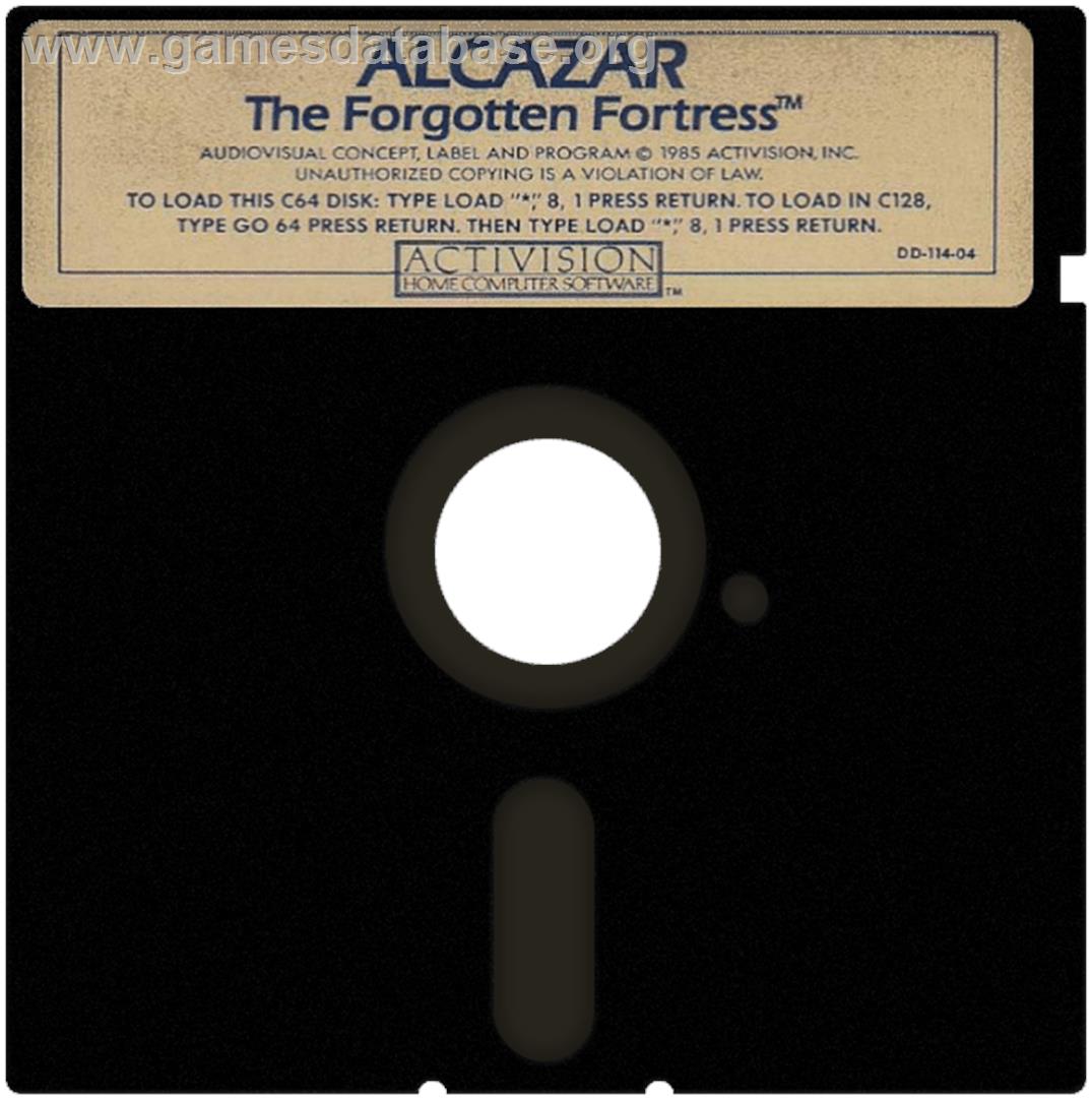 Alcazar: The Forgotten Fortress - Commodore 64 - Artwork - Cartridge