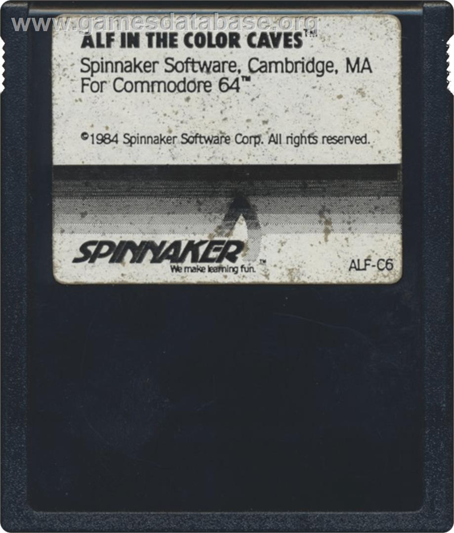 Alf In The Color Caves - Commodore 64 - Artwork - Cartridge