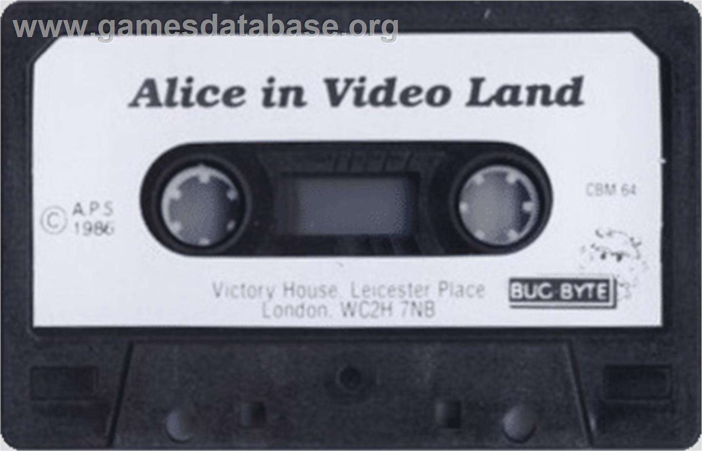 Alice in Videoland - The Further Adventures - Commodore 64 - Artwork - Cartridge