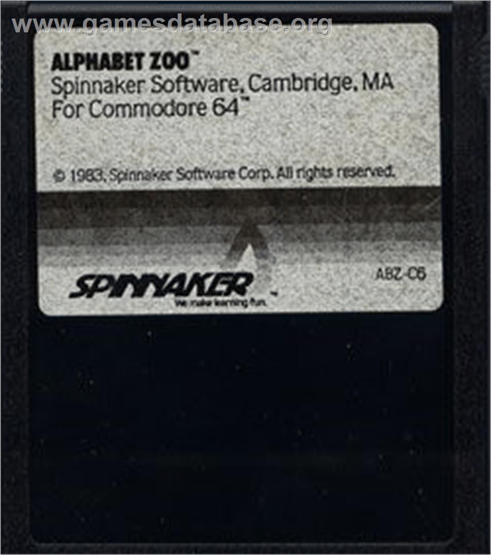 Alphabet Zoo - Commodore 64 - Artwork - Cartridge
