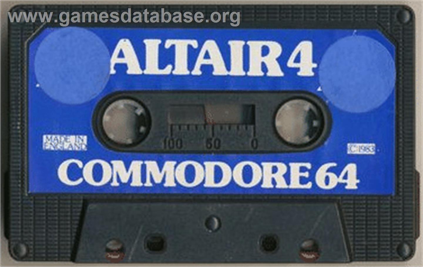 Altair 4 - Commodore 64 - Artwork - Cartridge
