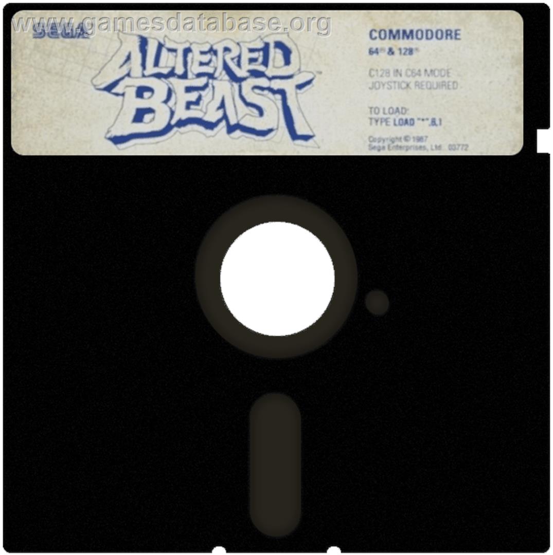 Altered Beast - Commodore 64 - Artwork - Cartridge