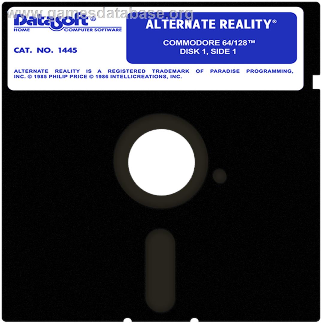 Alternate Reality: The City - Commodore 64 - Artwork - Cartridge