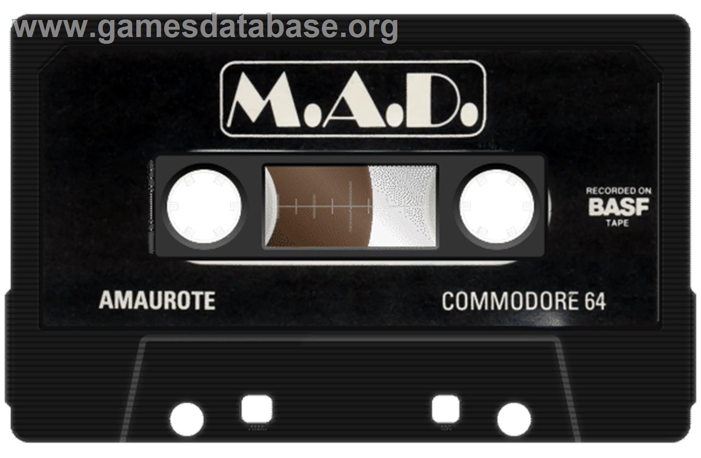 Amaurote - Commodore 64 - Artwork - Cartridge