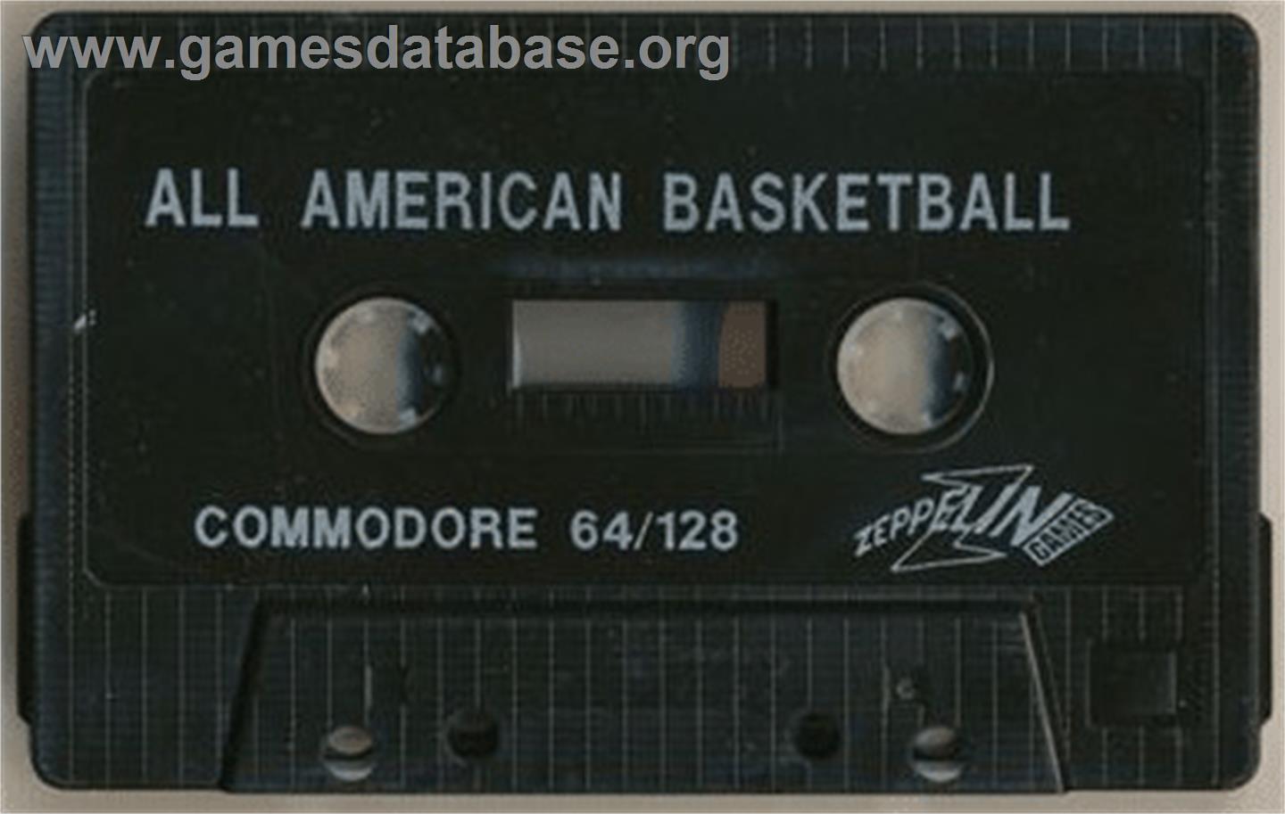 American Basketball Heroes - Commodore 64 - Artwork - Cartridge