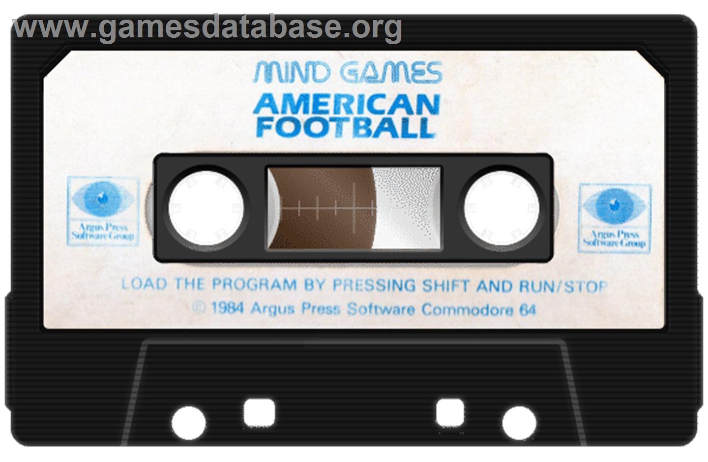 American Football - Commodore 64 - Artwork - Cartridge