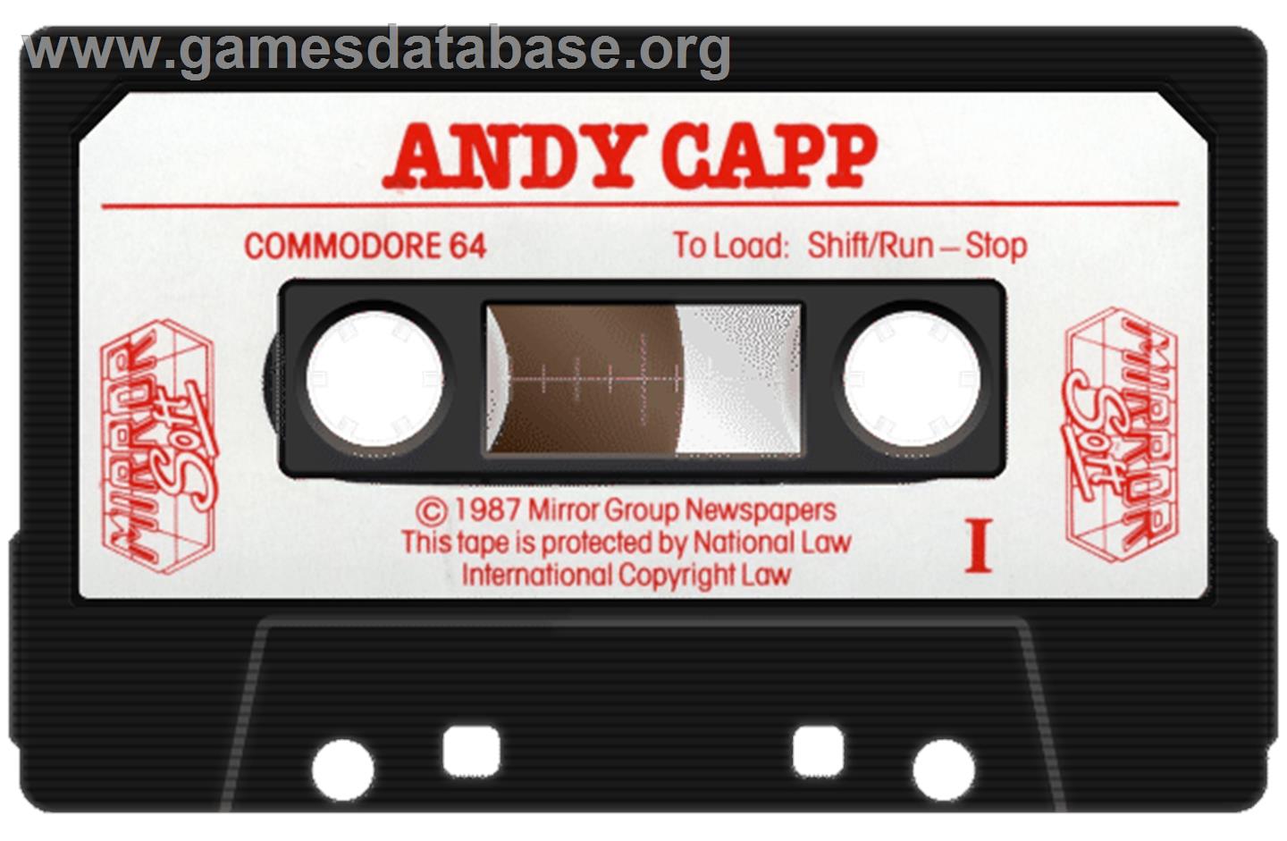 Andy Capp - Commodore 64 - Artwork - Cartridge
