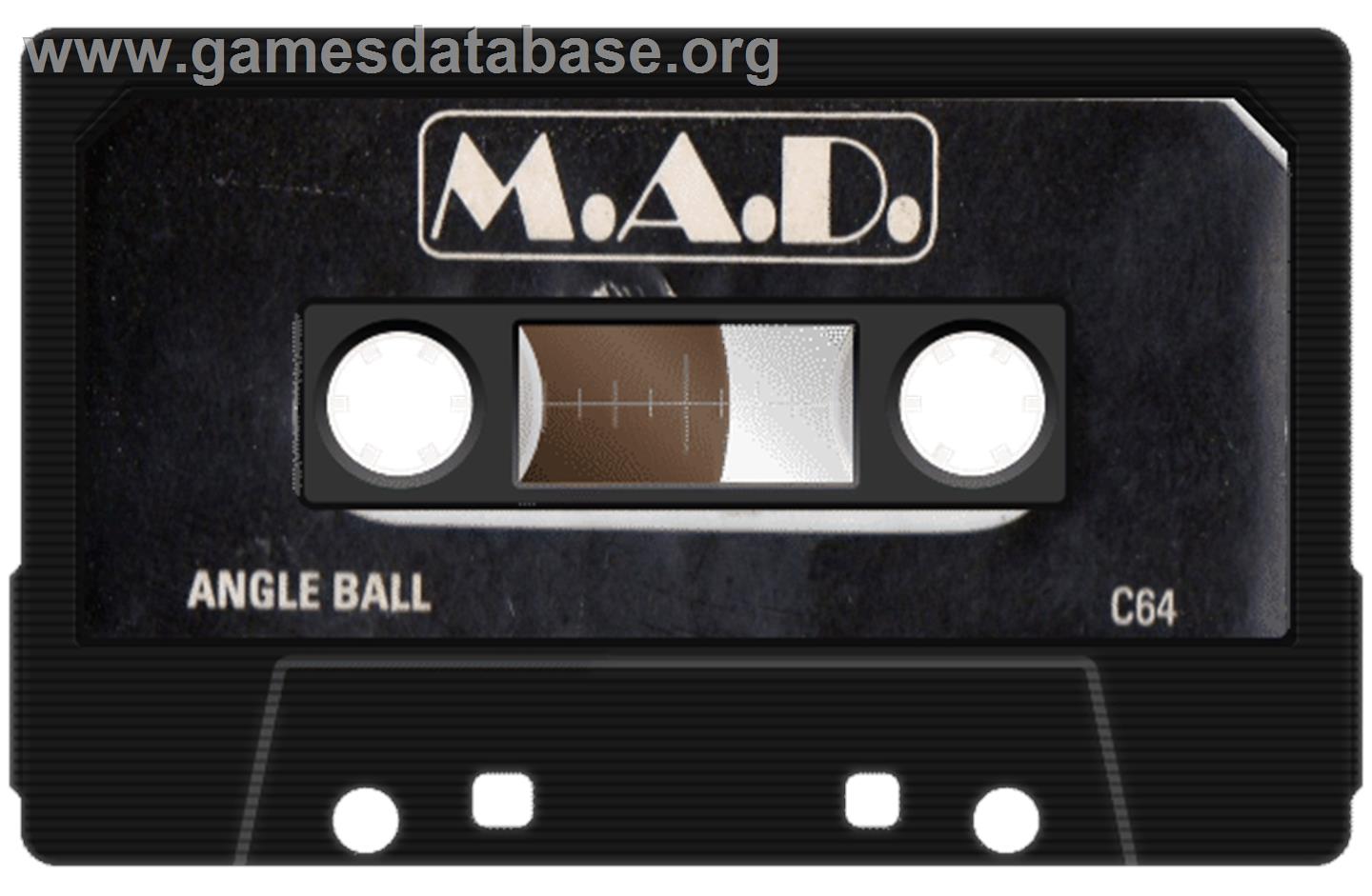 Angle Ball - Commodore 64 - Artwork - Cartridge