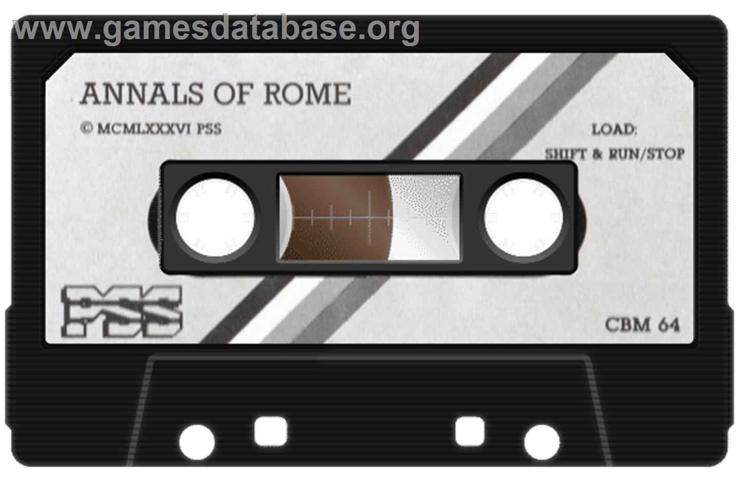 Annals of Rome - Commodore 64 - Artwork - Cartridge