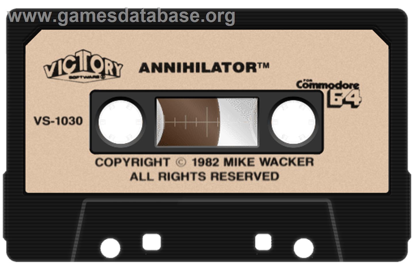 Annihilator - Commodore 64 - Artwork - Cartridge