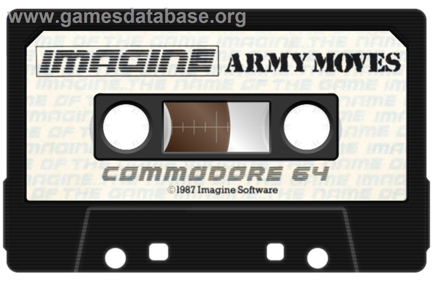Army Moves - Commodore 64 - Artwork - Cartridge