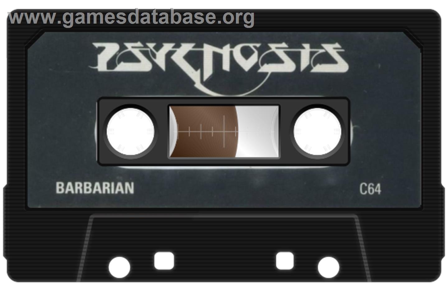 Barbarian - Commodore 64 - Artwork - Cartridge