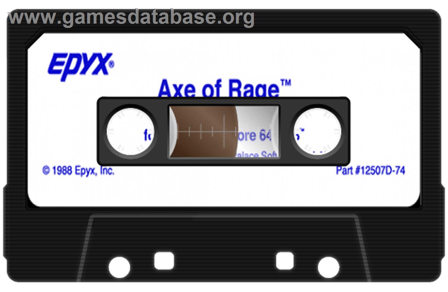 Barbarian 2 - The Dungeon Of Drax - Commodore 64 - Artwork - Cartridge