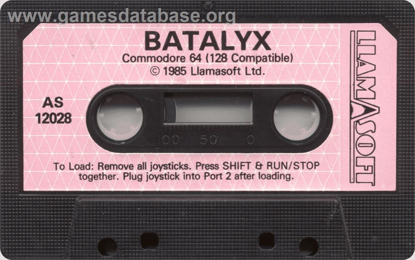 Batalyx - Commodore 64 - Artwork - Cartridge