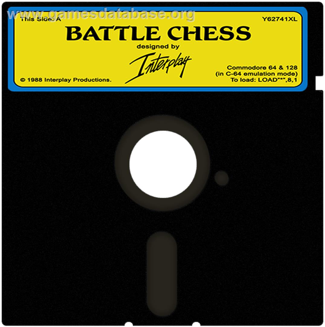 Battle Chess - Commodore 64 - Artwork - Cartridge