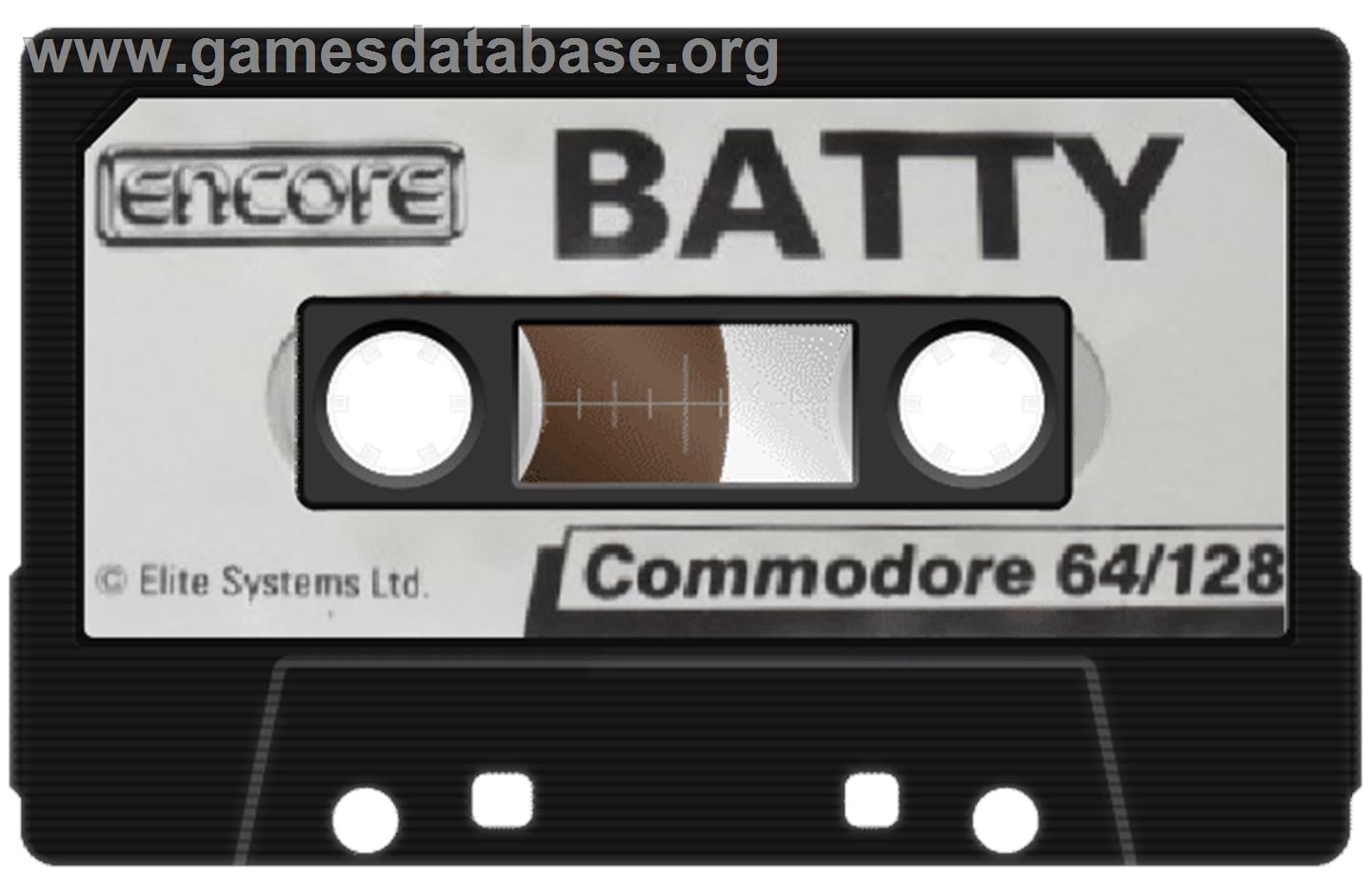 Batty - Commodore 64 - Artwork - Cartridge
