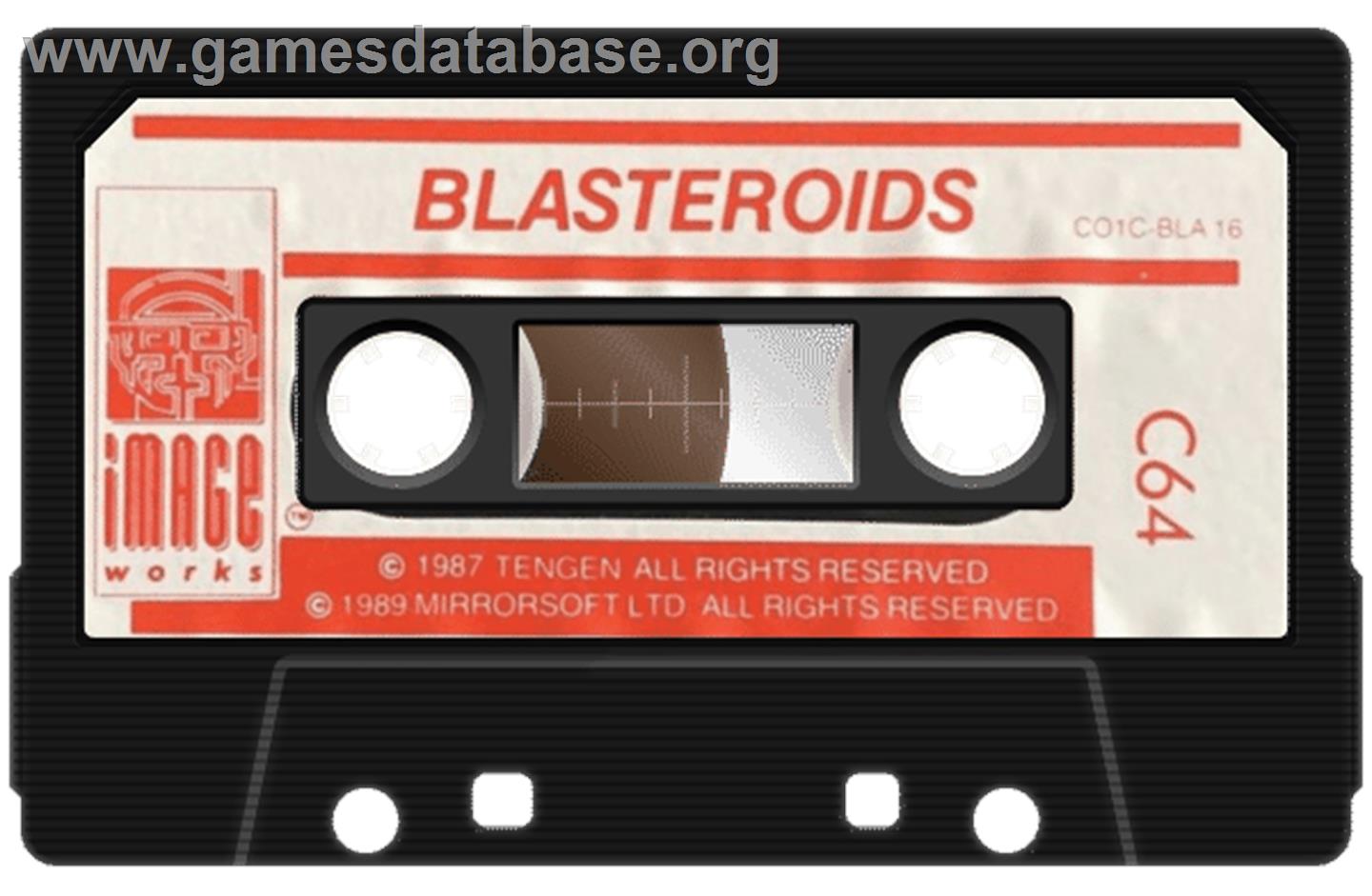 Blasteroids - Commodore 64 - Artwork - Cartridge