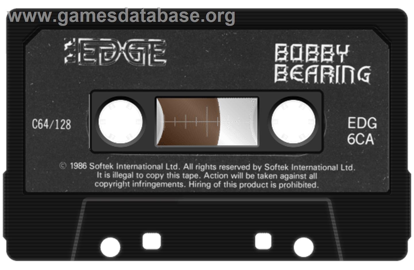 Bobby Bearing - Commodore 64 - Artwork - Cartridge