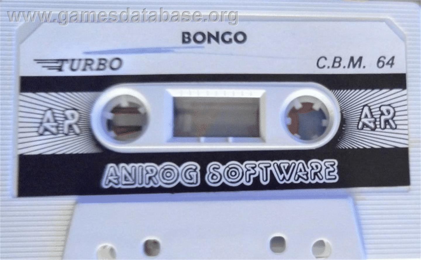 Bongo - Commodore 64 - Artwork - Cartridge