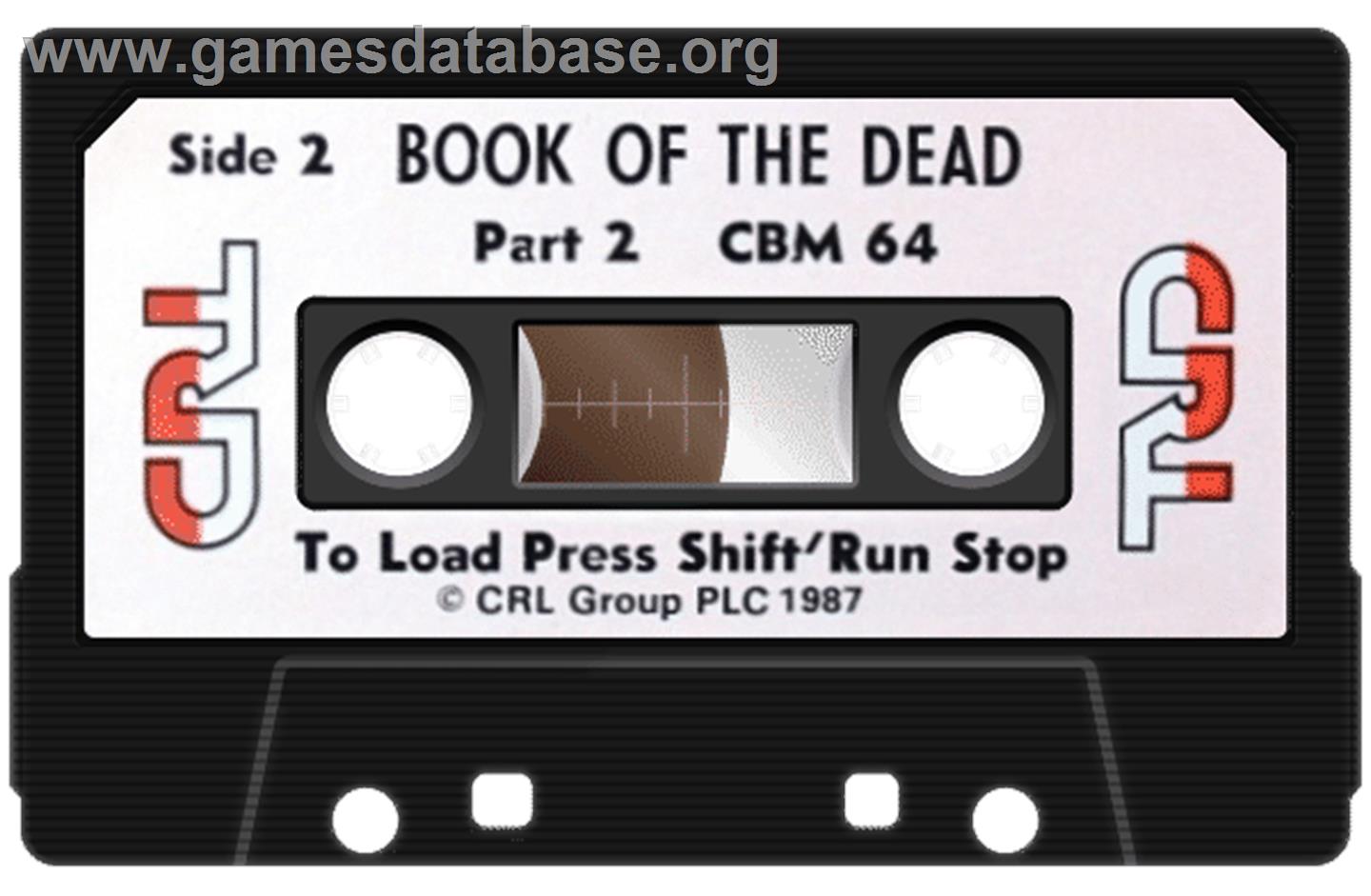 Book Of The Dead - Commodore 64 - Artwork - Cartridge