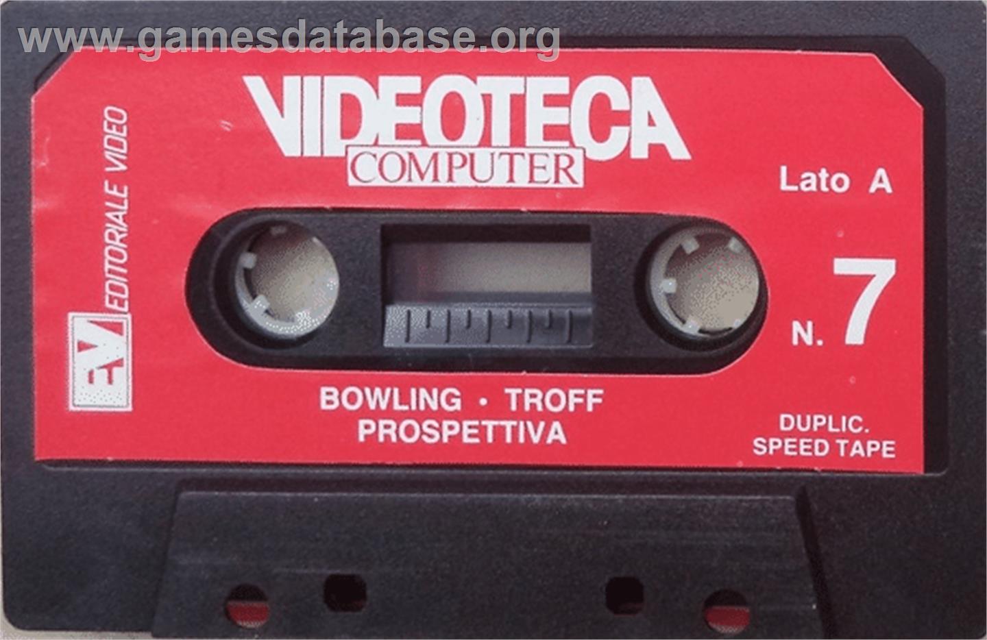 Bowling (Frilly Disk) - Commodore 64 - Artwork - Cartridge