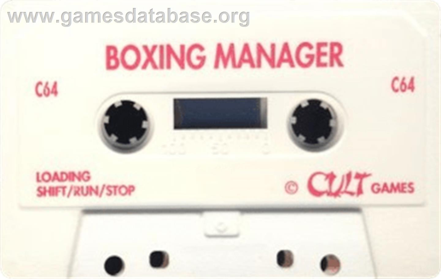 Boxing Manager - Commodore 64 - Artwork - Cartridge