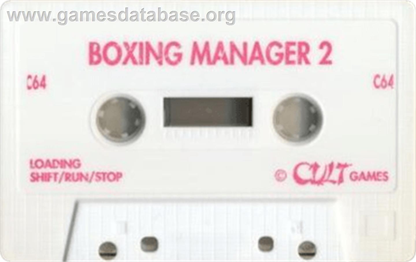 Boxing Manager 2 - Commodore 64 - Artwork - Cartridge
