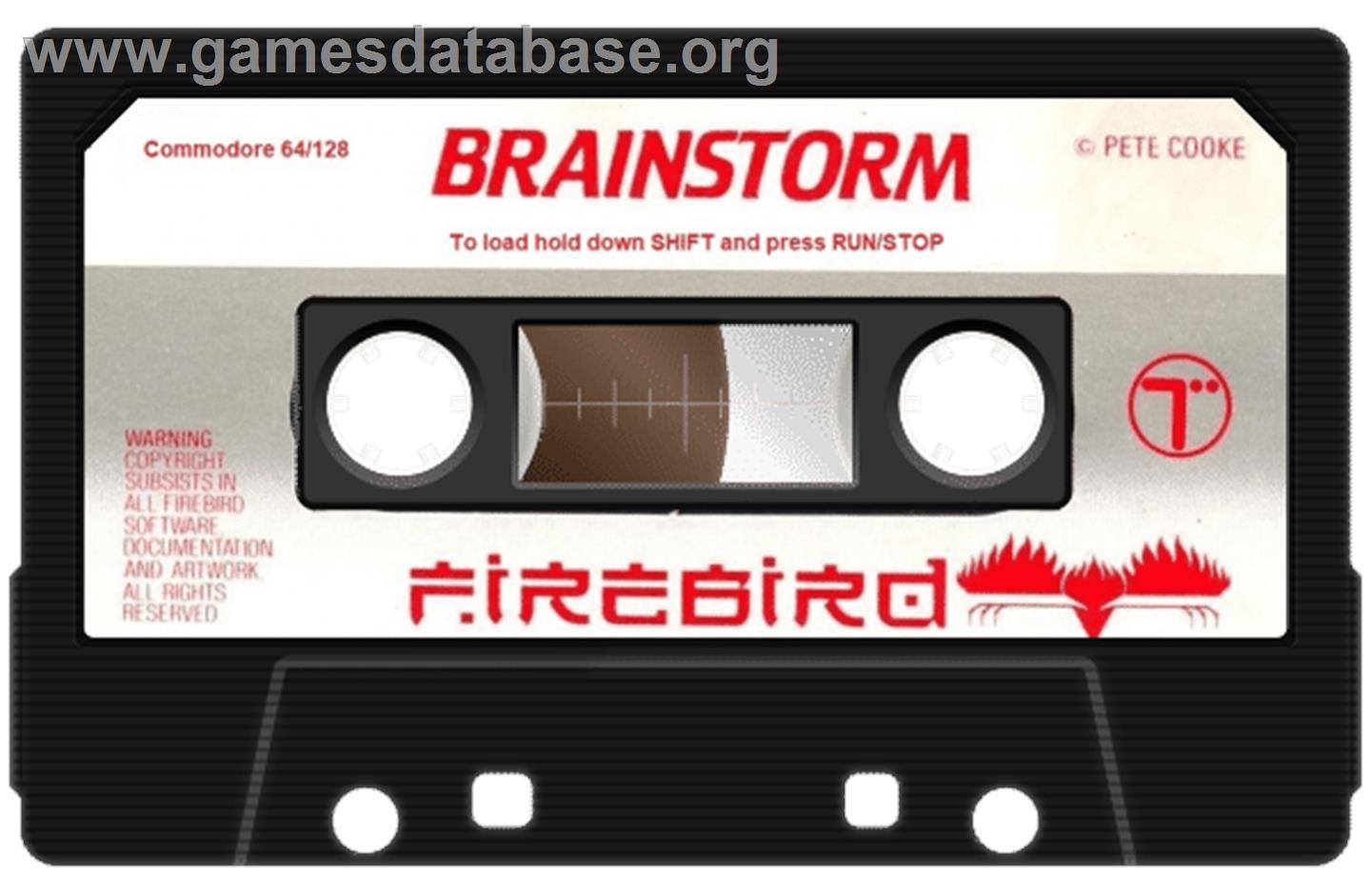 Brainstorm - Commodore 64 - Artwork - Cartridge