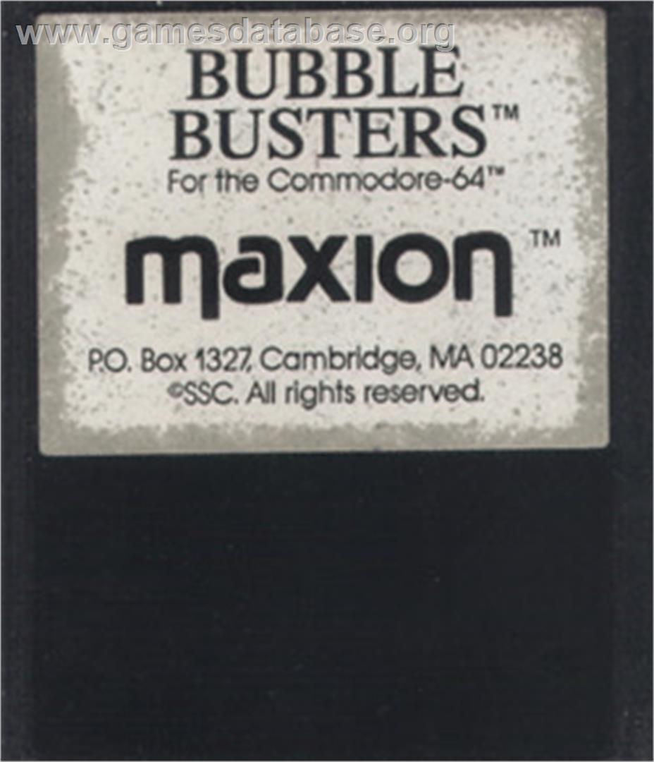 Bubble Burst / Bubble Busters - Commodore 64 - Artwork - Cartridge