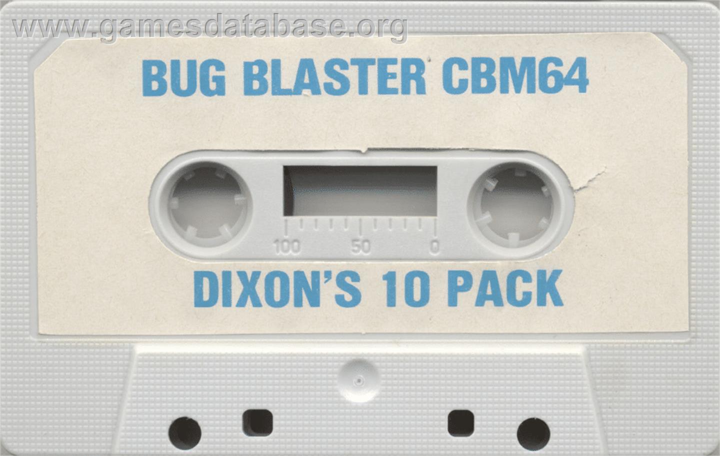 Bug Blaster - Commodore 64 - Artwork - Cartridge
