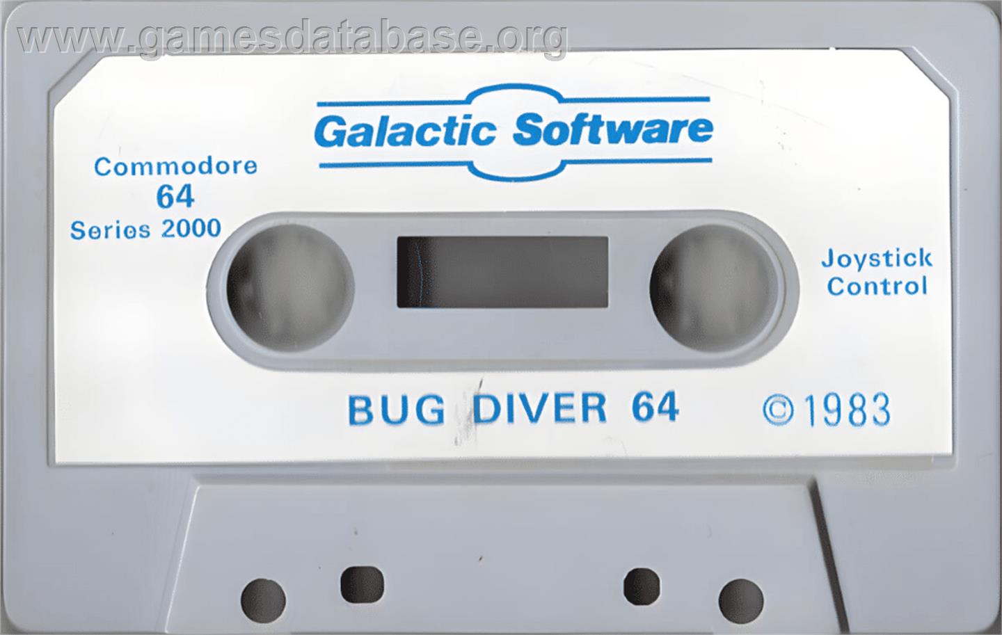 Bug Diver - Commodore 64 - Artwork - Cartridge