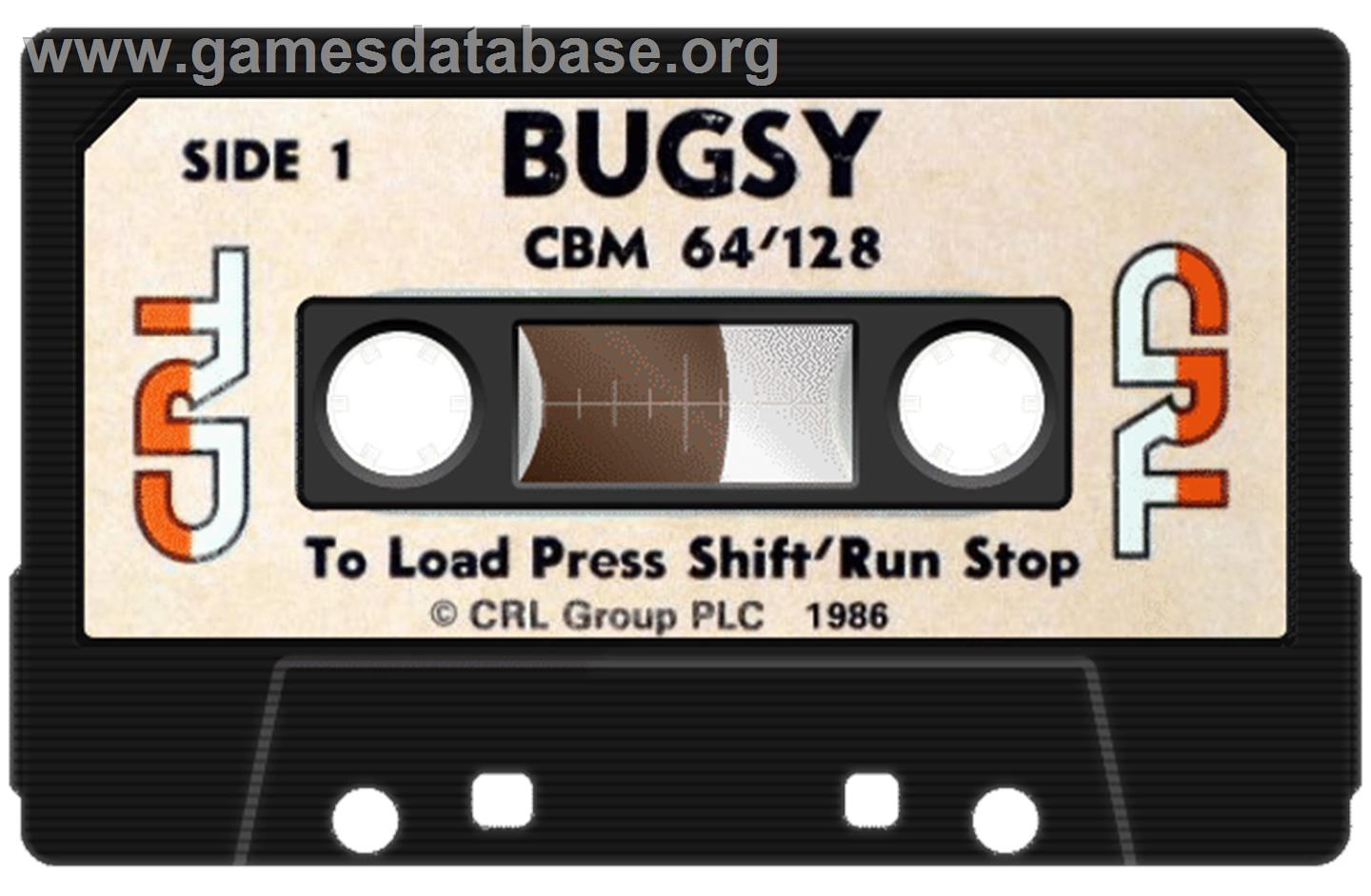 Bugsy - Commodore 64 - Artwork - Cartridge