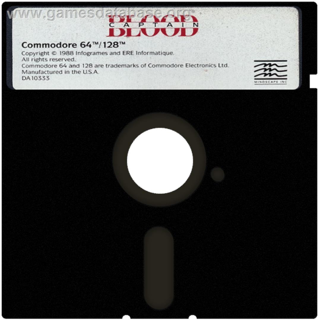 Captain Blood - Commodore 64 - Artwork - Cartridge