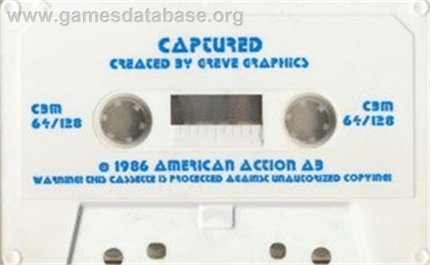 Captured - Commodore 64 - Artwork - Cartridge
