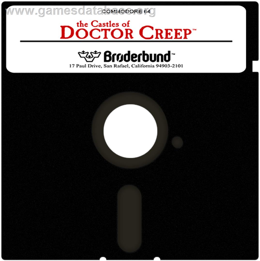 Castles Of Doctor Creep, The - Commodore 64 - Artwork - Cartridge