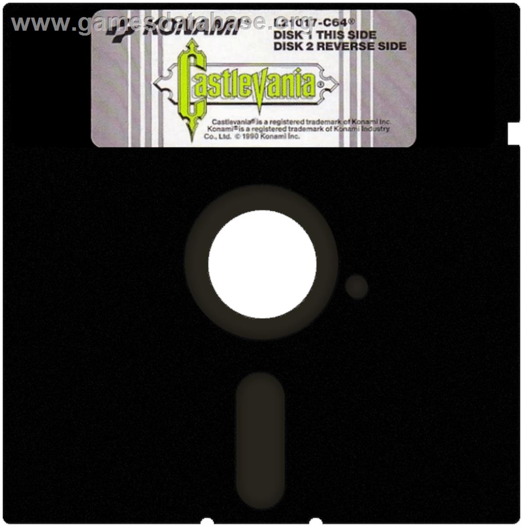 Castlevania - Commodore 64 - Artwork - Cartridge