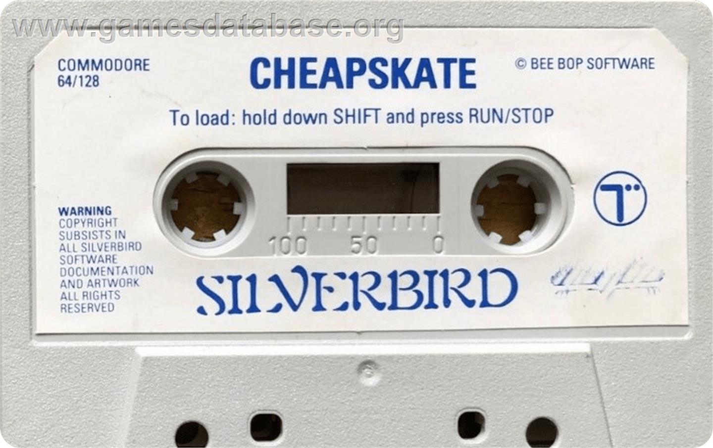 Cheap Skate - Commodore 64 - Artwork - Cartridge