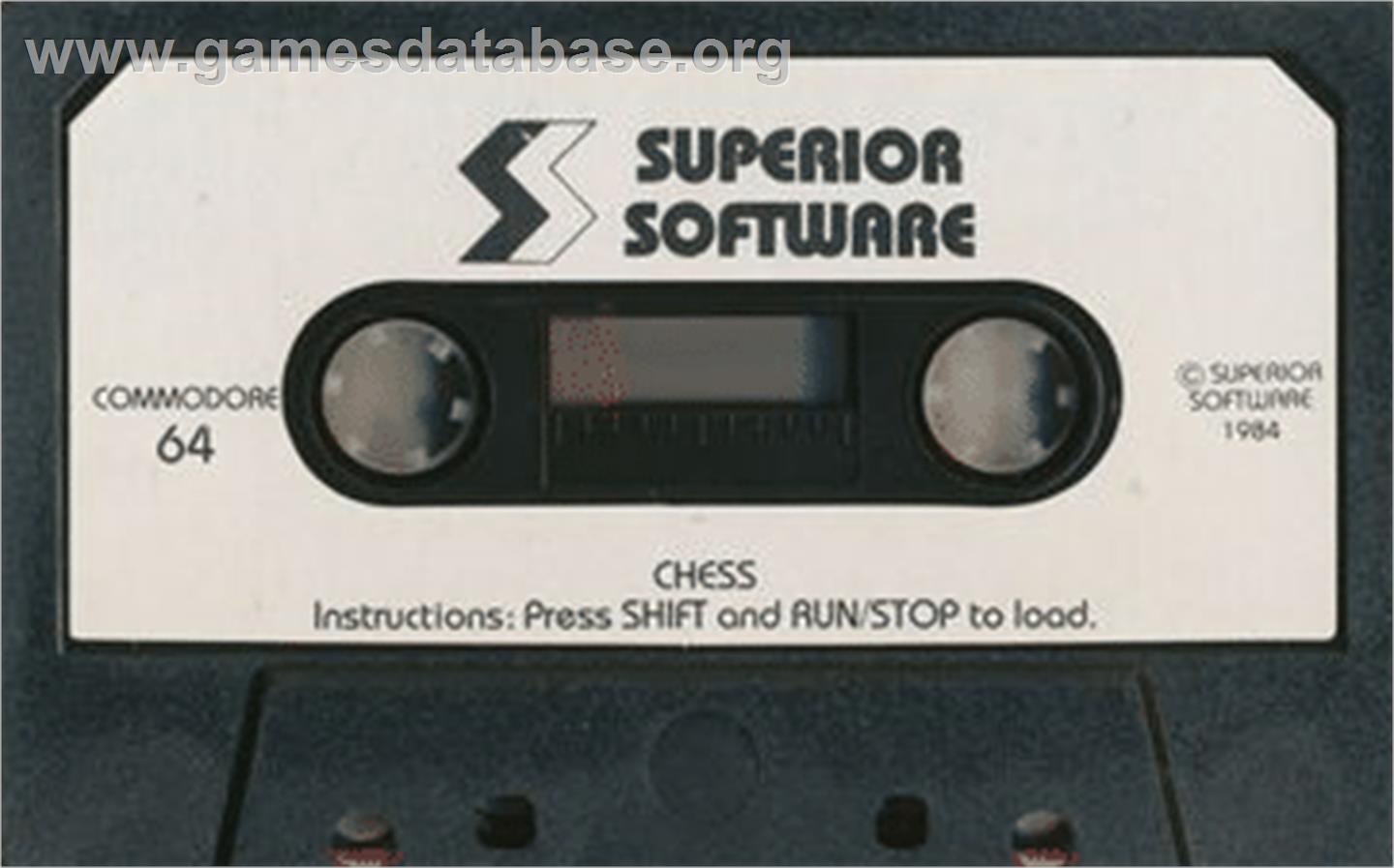 Chess - Commodore 64 - Artwork - Cartridge